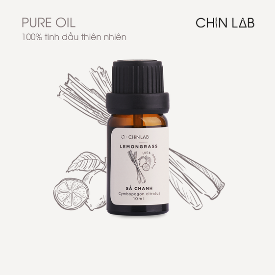 Tinh Dầu Sả Chanh 10ml (Cymbopogon citratus) - Chinlab
