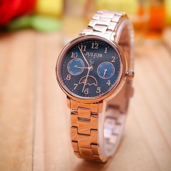 Đồng Hồ Julius Star JS-047B ( Đồng Xanh) - Julius