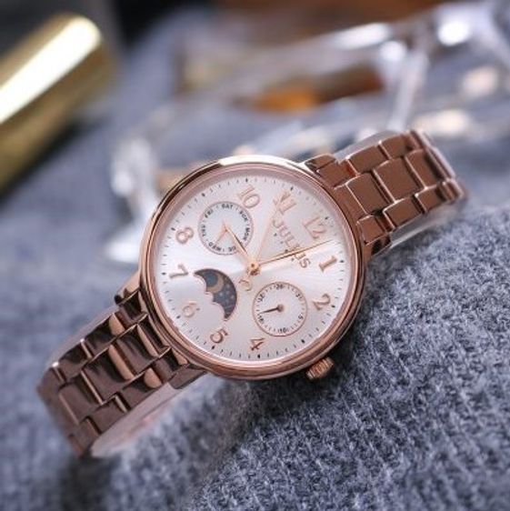 Đồng Hồ Julius Star JS-047A (Đồng Trắng) - Julius