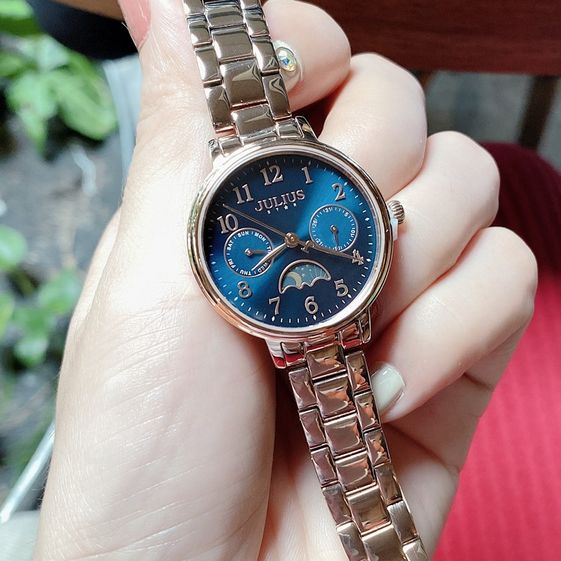 Đồng Hồ Julius Star JS-047B ( Đồng Xanh) - Julius