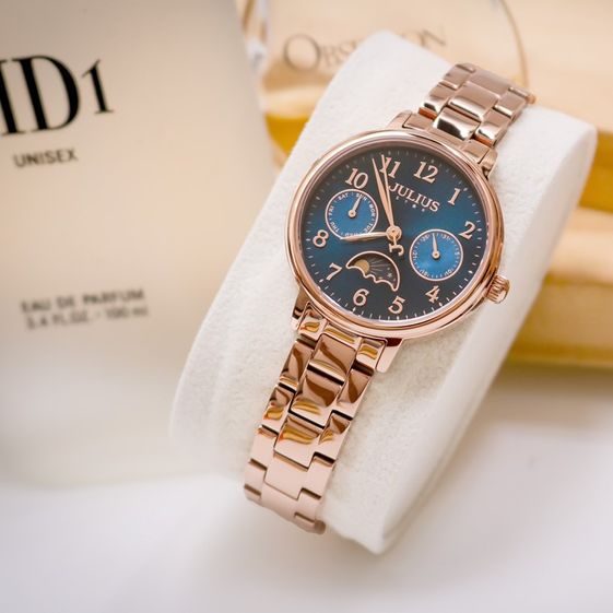 Đồng Hồ Julius Star JS-047B ( Đồng Xanh) - Julius
