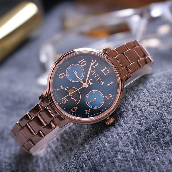 Đồng Hồ Julius Star JS-047B ( Đồng Xanh) - Julius