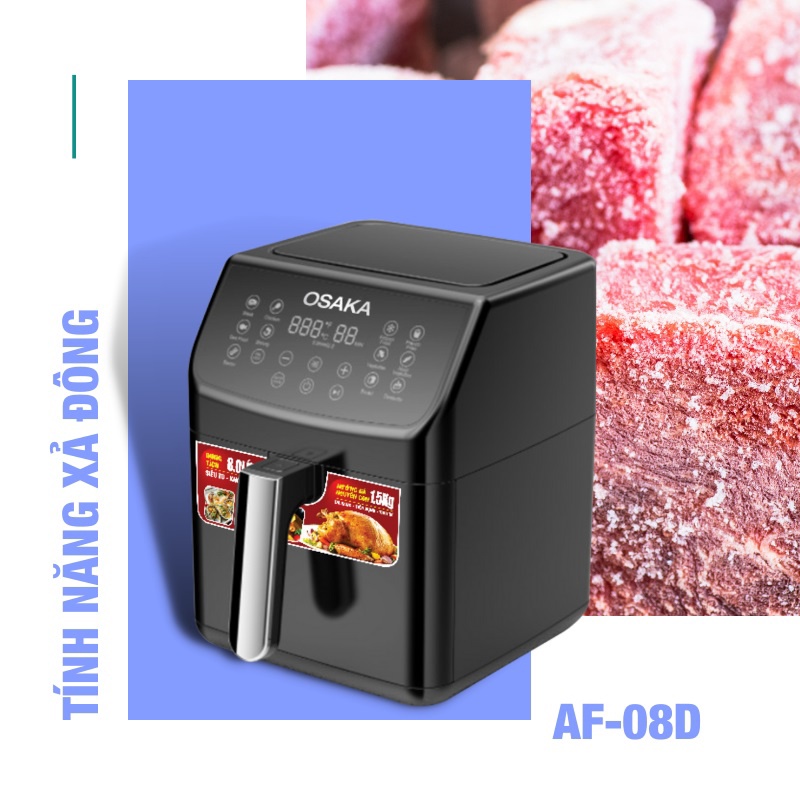 Lò Chiên Không Dầu AF08D - Osaka