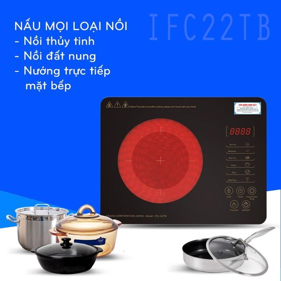 Bếp Điện Quang IFC22TB - Osaka