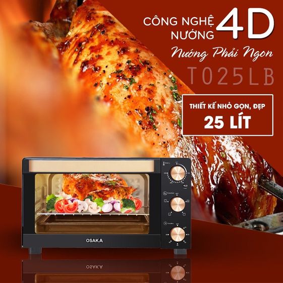 Lò Nướng Thùng TO25LB - Osaka