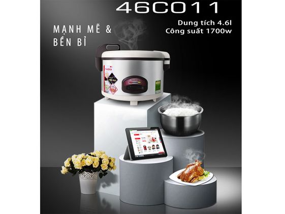 Nồi Cơm Điện Sato 4.6L